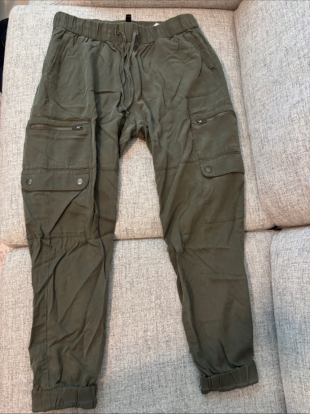 Banana Republic Olive Green Cargo Joggers